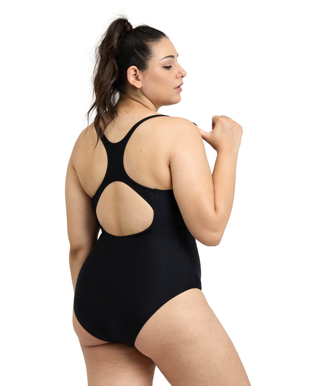 Solid Control Pro - Back Plus naisten uimapuku, mustaArena