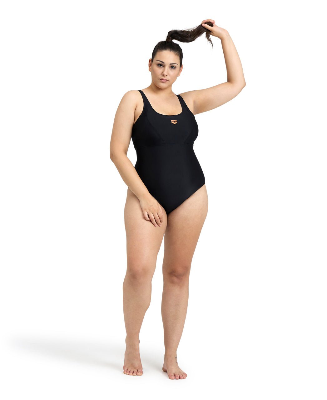 Solid Control Pro - Back Plus naisten uimapuku, mustaArena