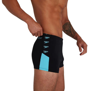Boom Logo Splice miesten uimahousut, musta-sininen