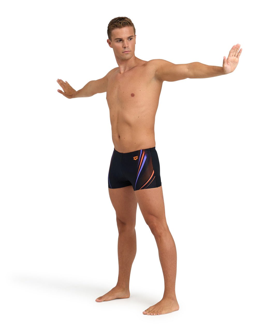 Spikes Swim Short miesten uimahousut, mustaArena