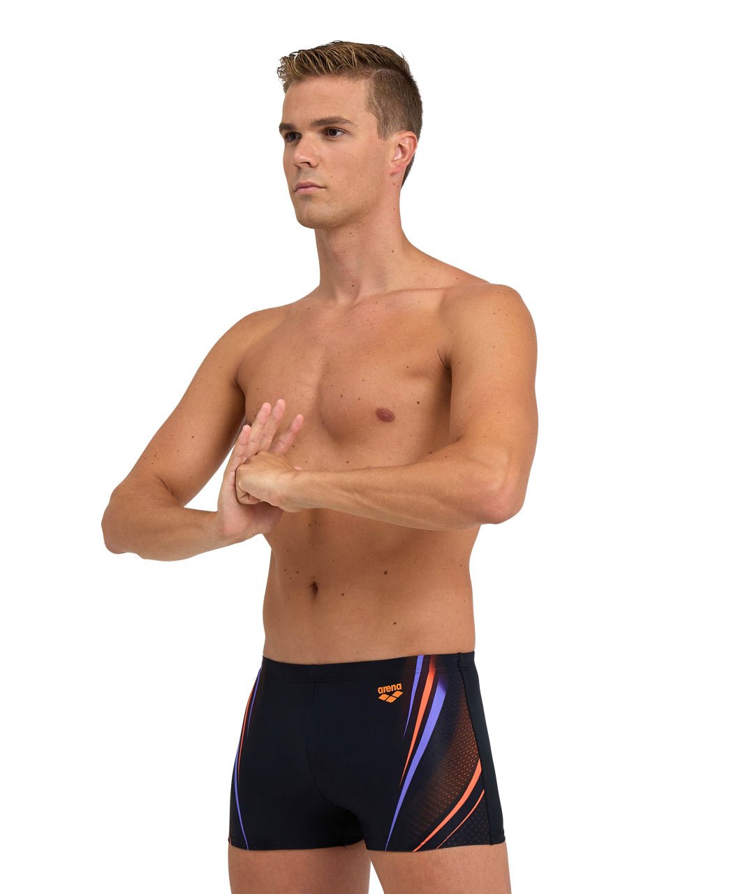 Spikes Swim Short miesten uimahousut, mustaArena