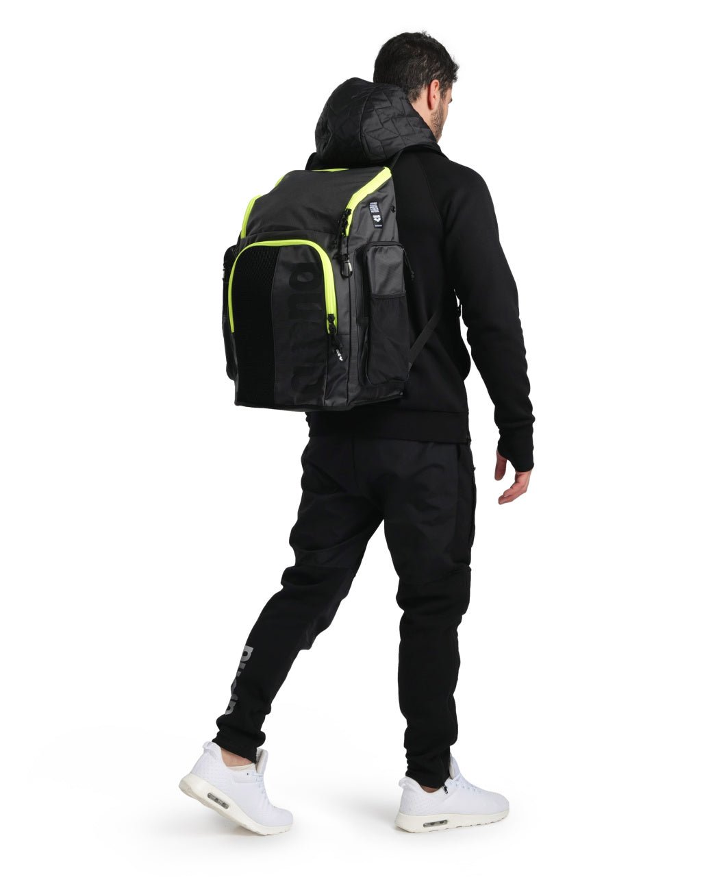 Spiky III Backpack 45 reppu, musta - keltainenArena