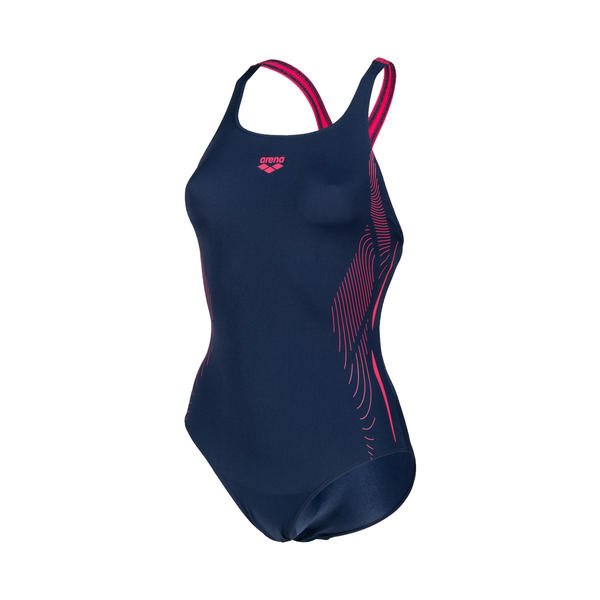 Swim Pro Back Graphic naisten uimapuku, tummansininenArena
