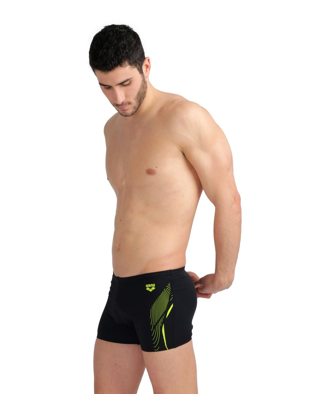Swim Short Graphic miesten uimahousut, mustaArena