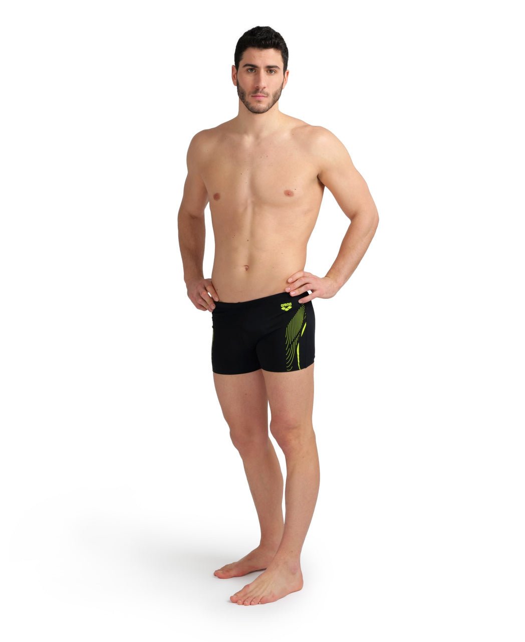 Swim Short Graphic miesten uimahousut, mustaArena
