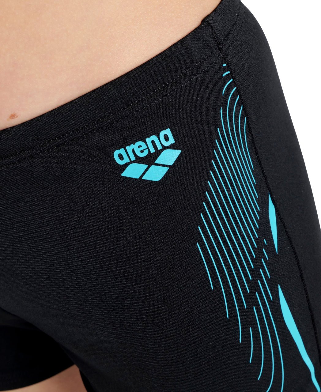 Swim Short Graphic poikien uimahousut, sini - mustaArena