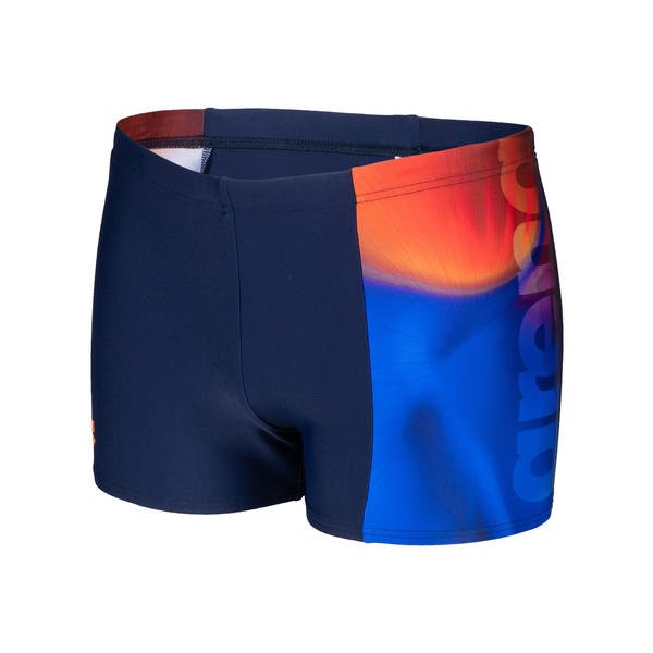 Swim Short Placement miesten uimahousut, sini - oranssiArena
