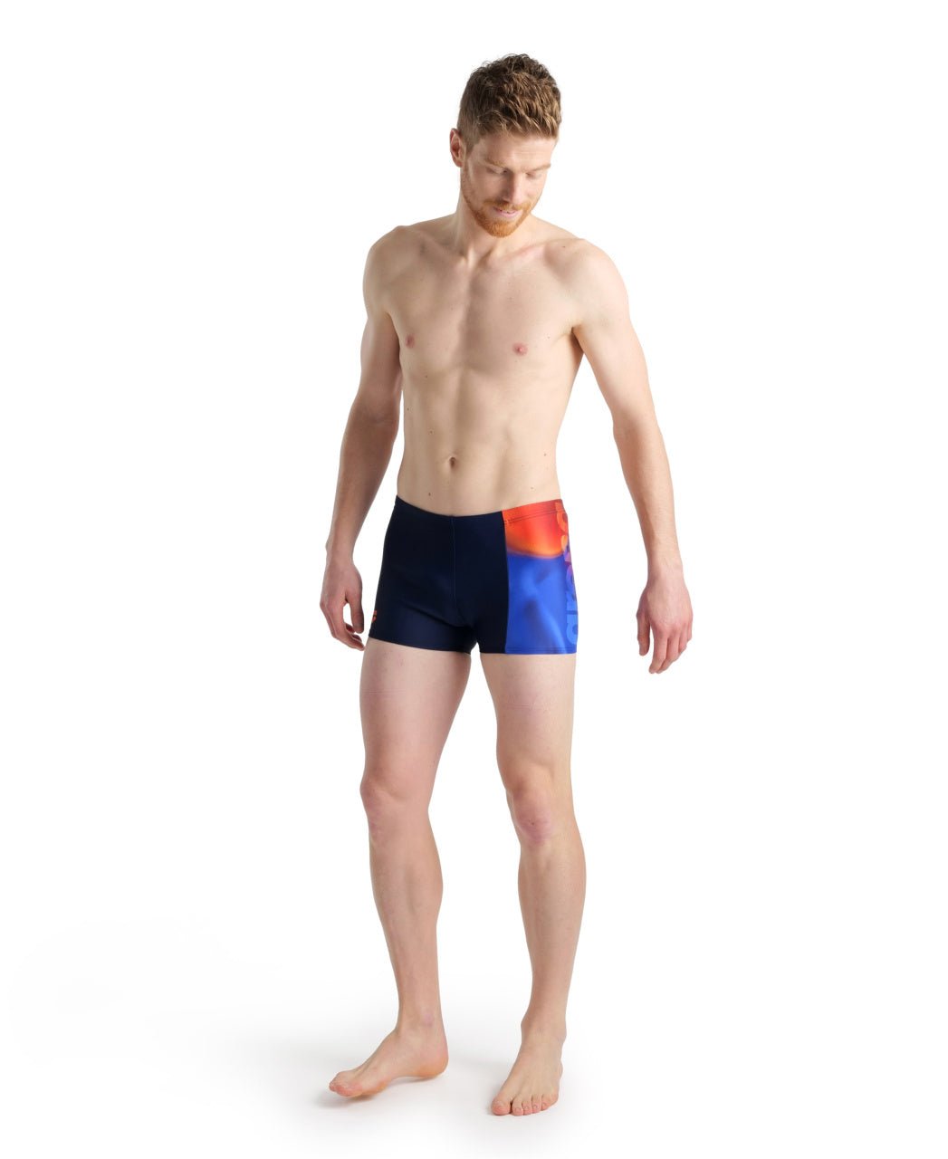 Swim Short Placement miesten uimahousut, sini - oranssiArena