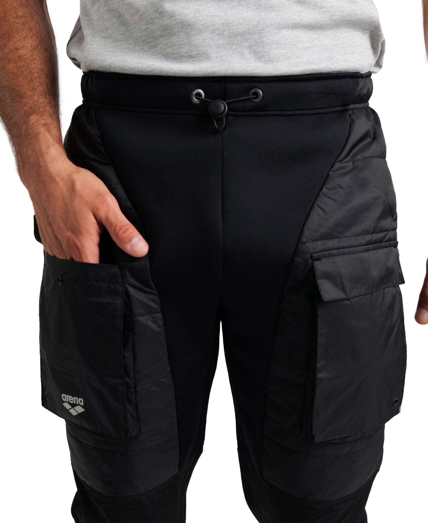 Team Half - Quilted Pant housut, mustaArena