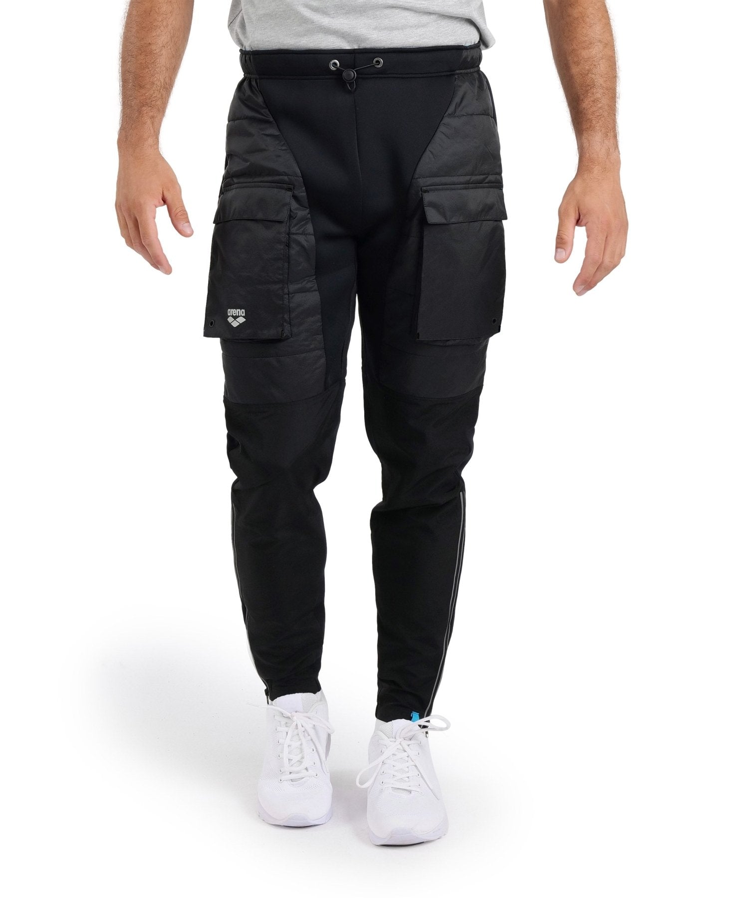 Team Half - Quilted Pant housut, mustaArena