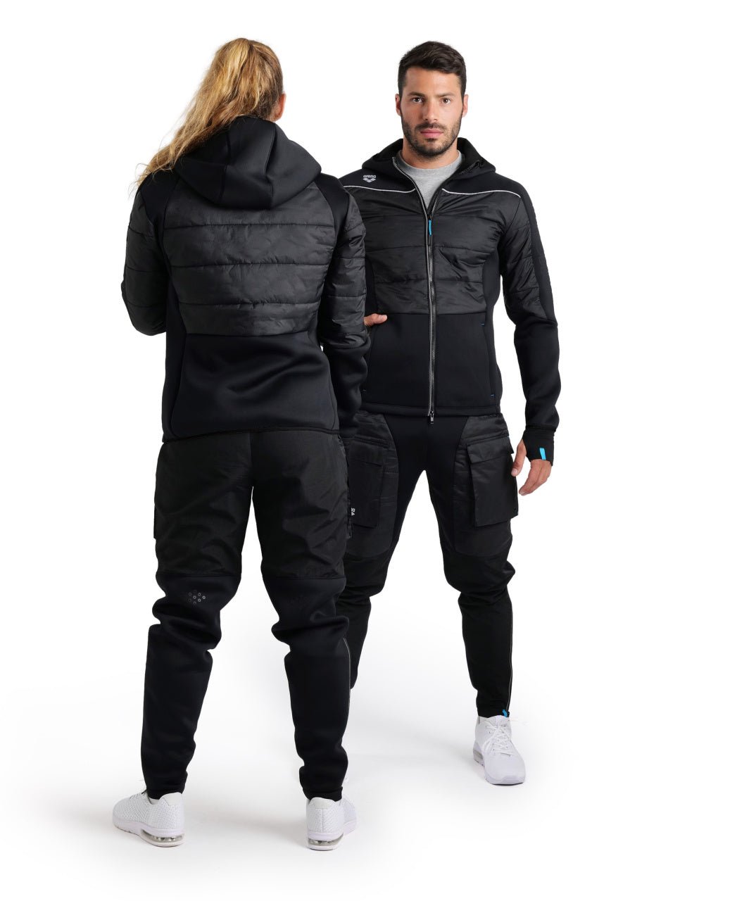 Team Hooded F/Z Jacket takki, mustaArena