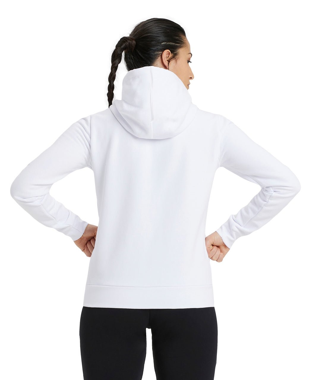 Team Hooded Jacket Panel naisten vetoketjullinen huppari, valkoinenArena