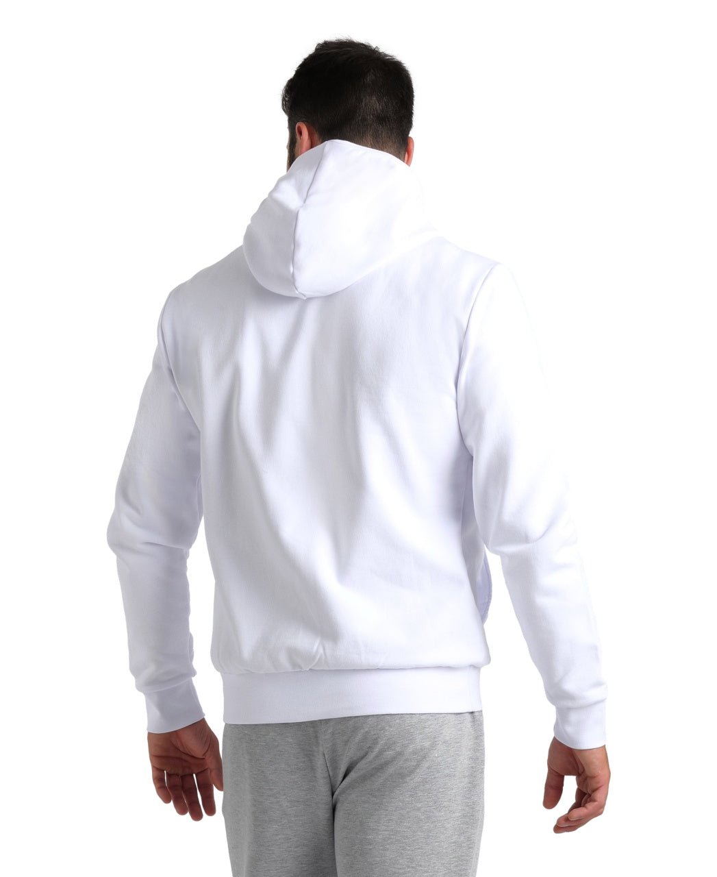 Team Hooded Jacket Panel vetoketjullinen huppari, valkoinenArena