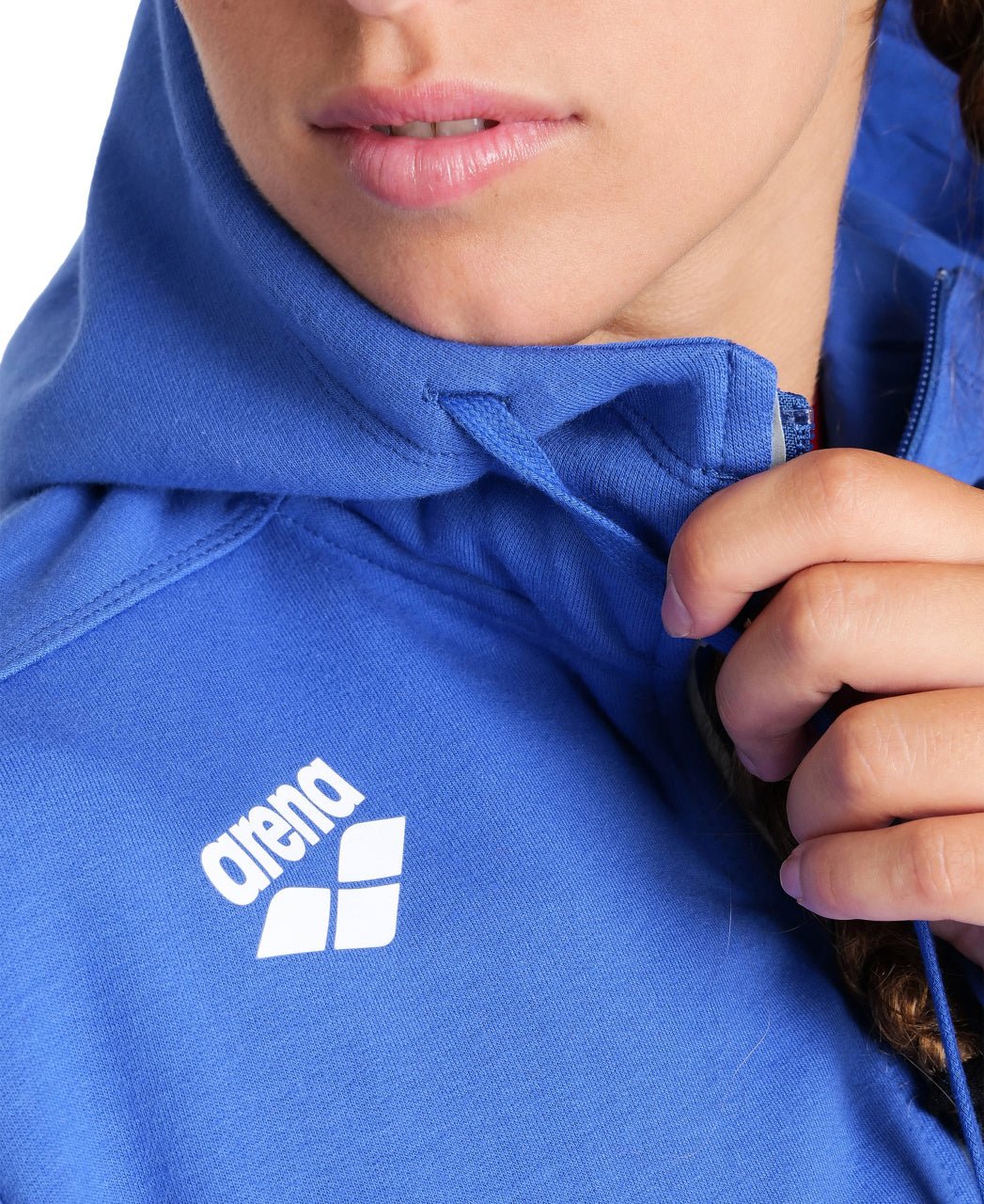 Team Hooded Panel naisten takki, sininenArena