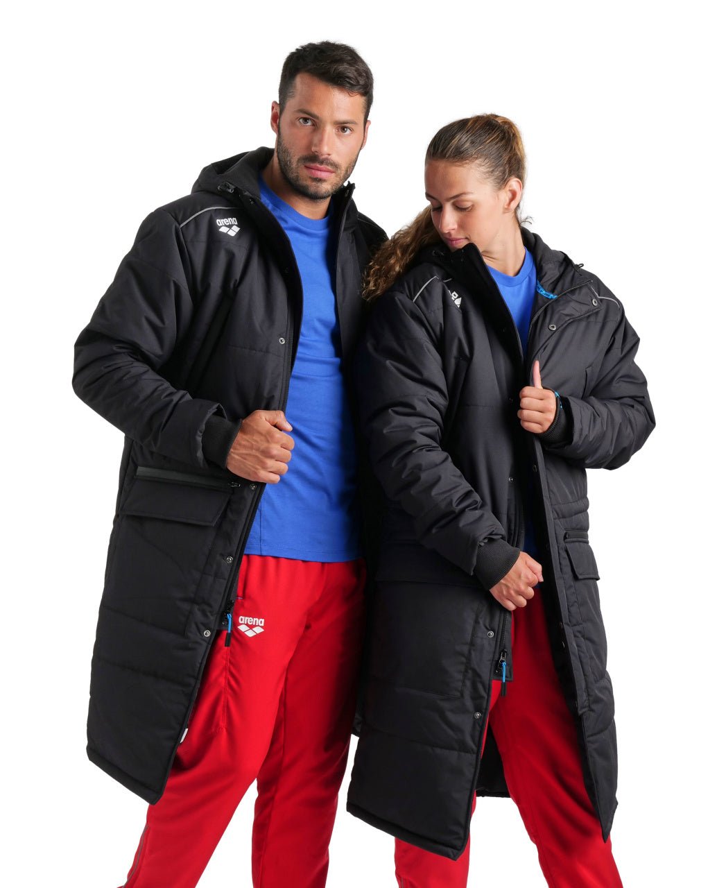 Team Parka Solid takki, mustaArena