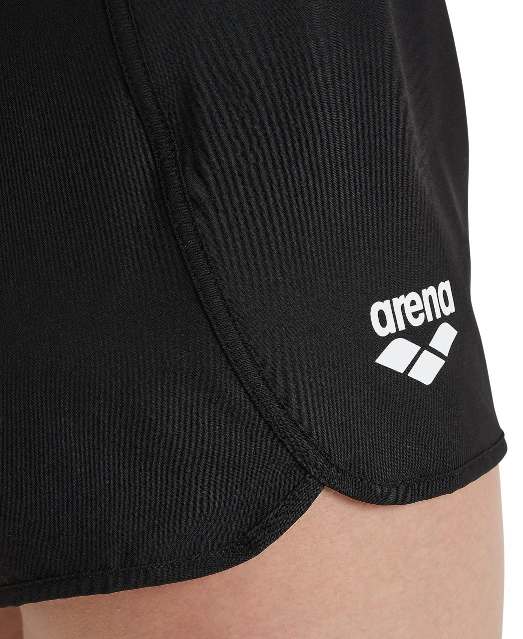 Team Short Solid naisten shortsit, mustaArena