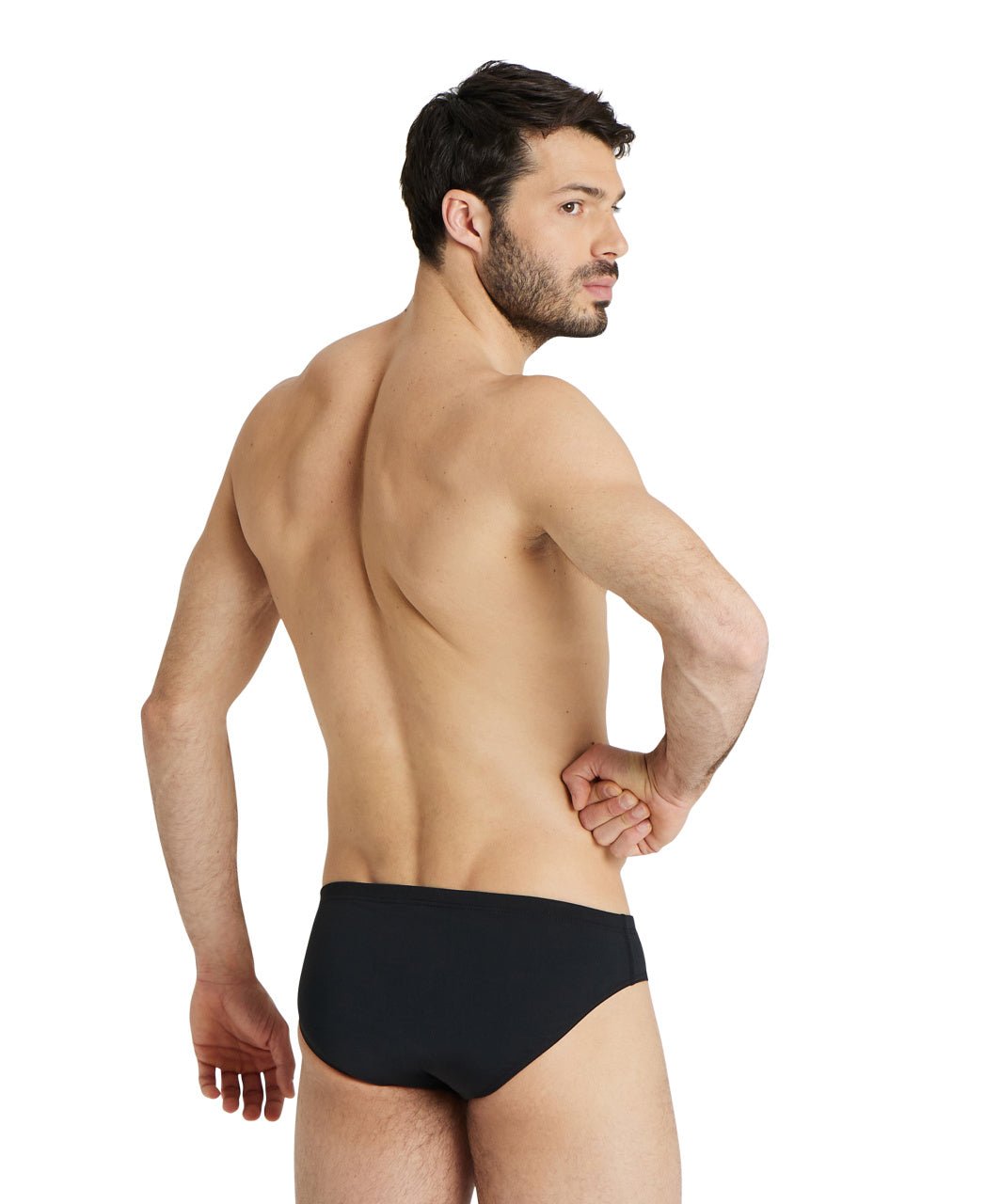 Team Swim Briefs Solid miesten uimahousut, mustaArena