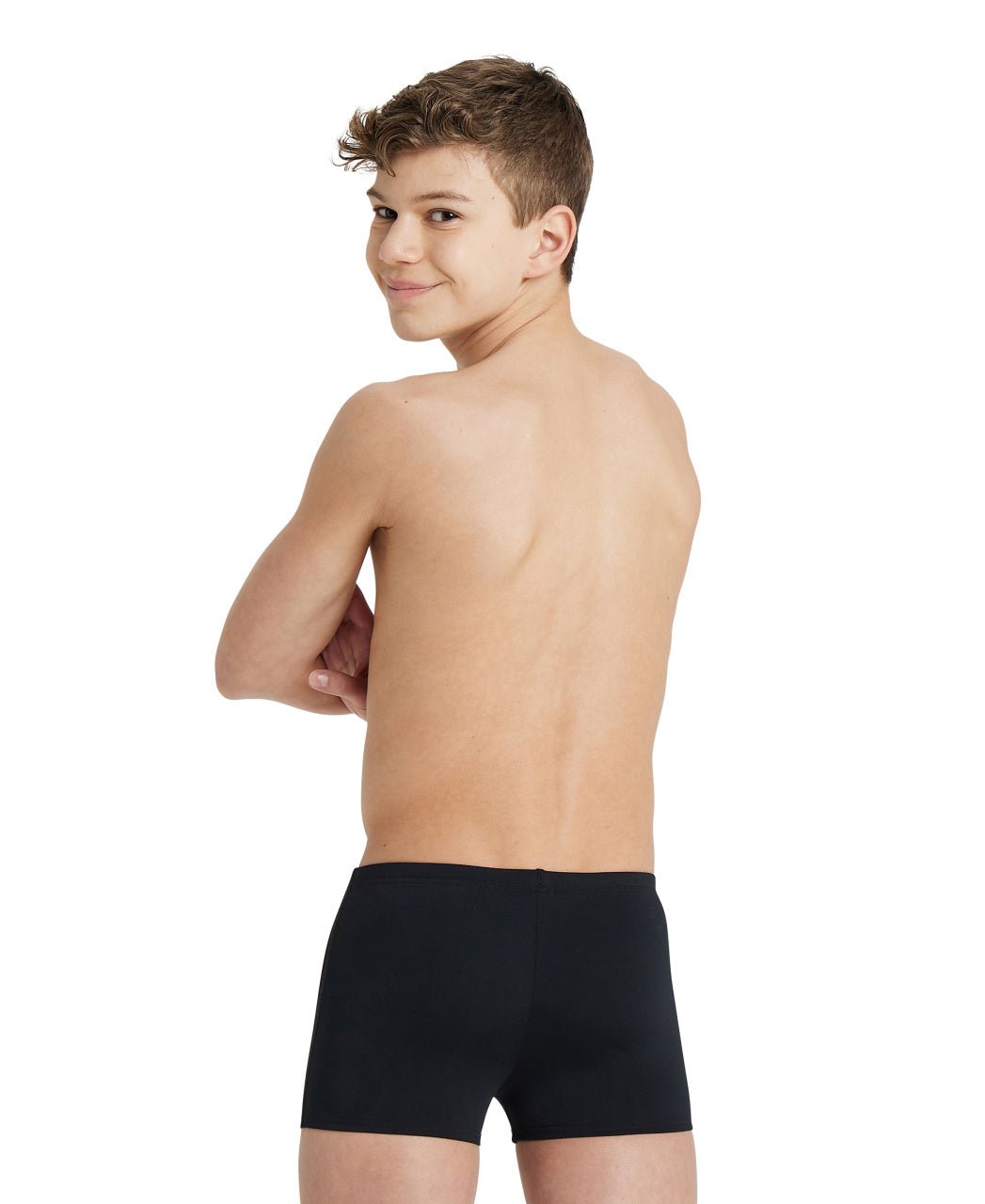 Team Swim Short Solid poikien uimahousut, mustaArena