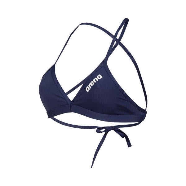 Team Swim Top Tie Back Solid naisten bikiniyläosa, tummansininenArena