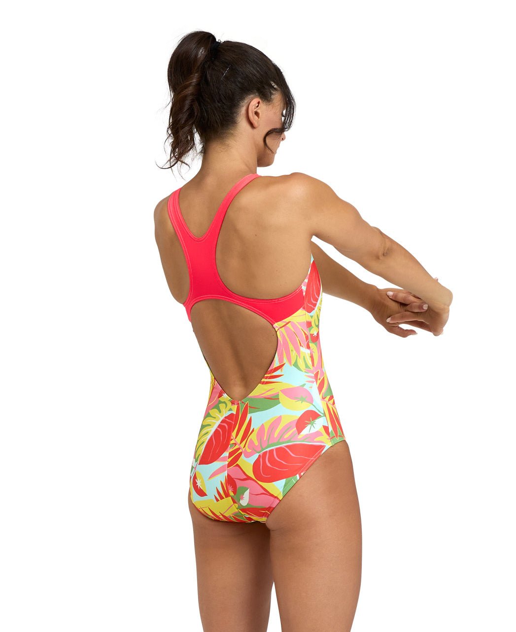 Tropic Control Pro Back naisten uimapuku, oranssiArena