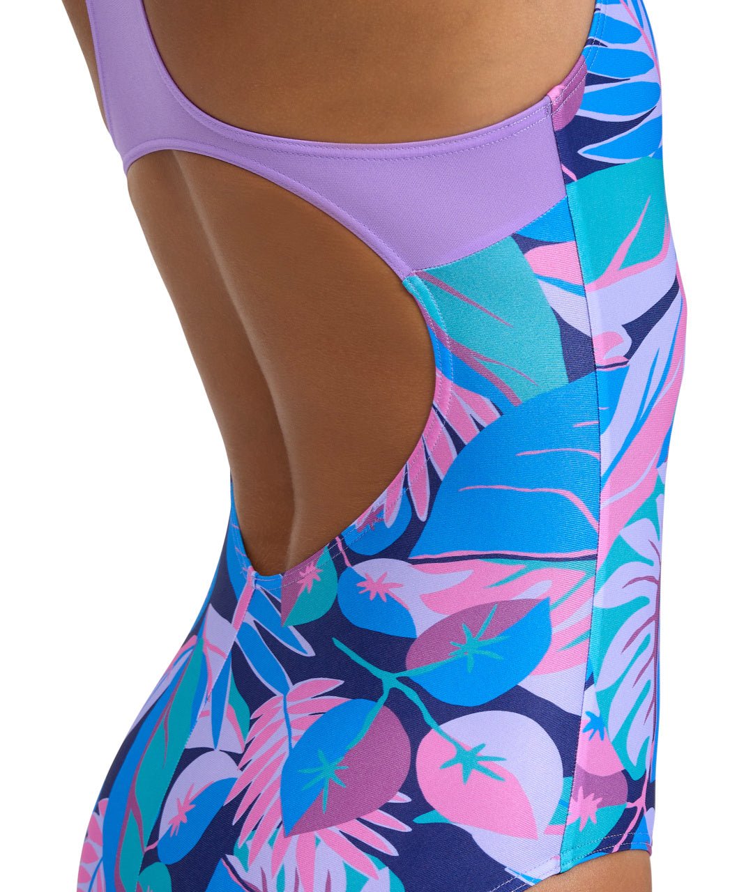 Tropic Control Pro Back naisten uimapuku, sini - violettiArena