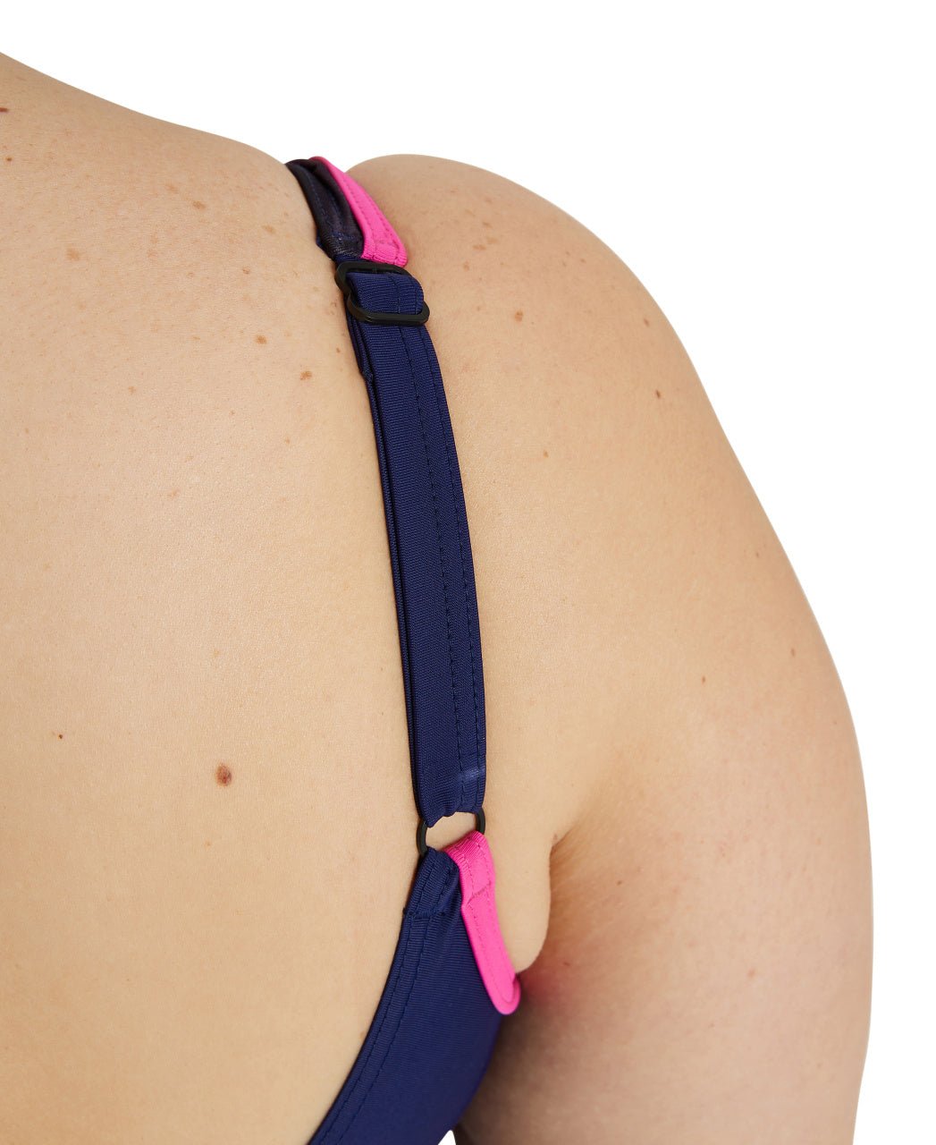 U - Back Placement naisten plus - koon uimapuku, pinkki - tummansininenArena