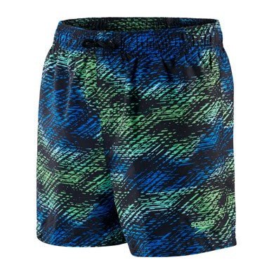 Watershort Printed 13" Jr poikien uimashortsit, sini - vihreäSpeedo